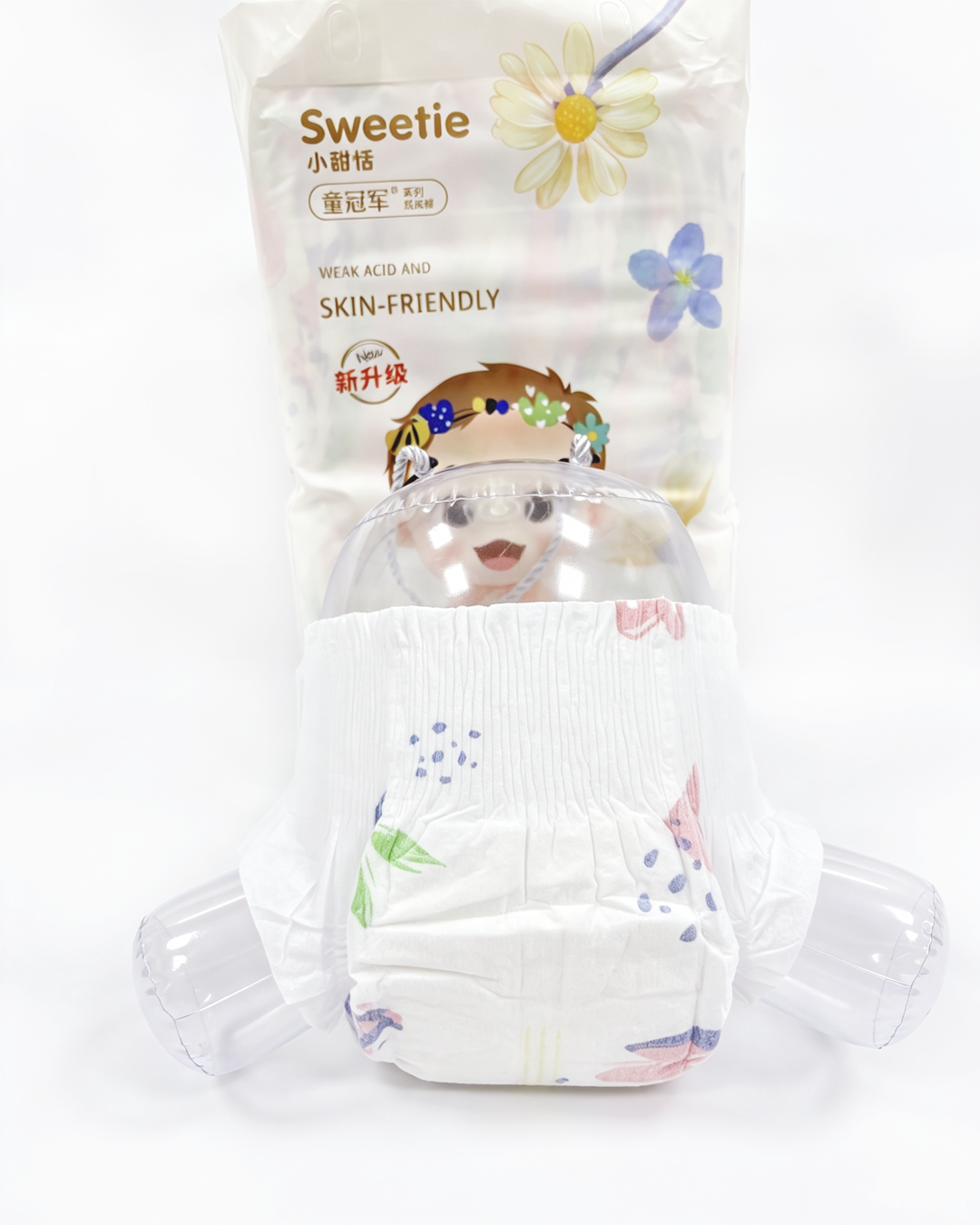 Hot Selling Disposable Tape Type Baby Diapers